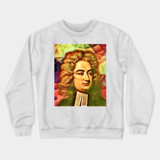 Jonathan Swift Snow Portrait | Jonathan Swift Artwork 15 Crewneck Sweatshirt